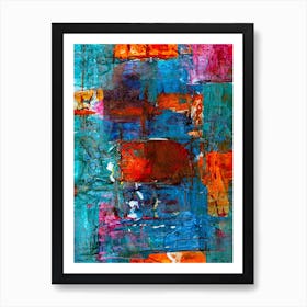 Abstract By Sandra Art Print