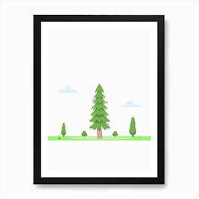 Tree In The Park Art Print
