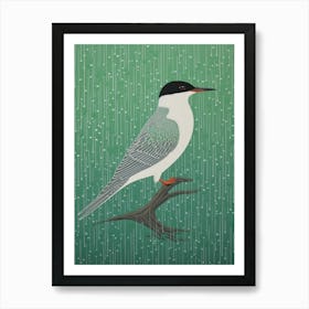 Ohara Koson Inspired Bird Painting Common Tern 3 Art Print