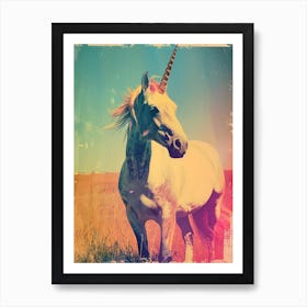 Unicorn Polaroid Inspired 3 Art Print