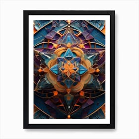 Crystal Flower Art Print