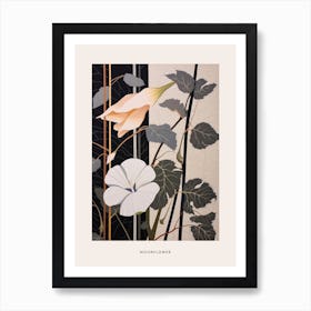 Flower Illustration Moonflower 4 Copy Poster Art Print