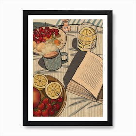 Summer Still Life Fruit Art Print