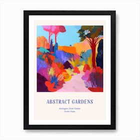 Colourful Gardens Huntington Desert Garden Usa 1 Blue Poster Art Print