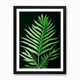 Hemlock Needle Leaf Vibrant Inspired 2 Art Print
