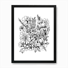 Flores BN4 Art Print