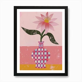 Wild Flower Vase 1 Art Print