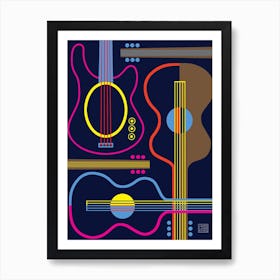 Strings 1 Art Print