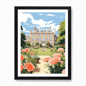 Mount Stewart House And Gardens United Kingdom 5 Illustration  Art Print