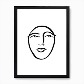 Faces 31 Art Print