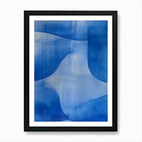 Abstract Blue Painting 4 Art Print