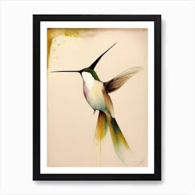 Hummingbird Symbol 3, Abstract Painting Art Print