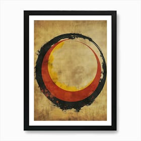 Zen Circle Canvas Print Art Print