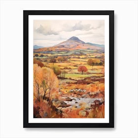 Autumn National Park Painting Killarney National Park Ireland 3 Art Print