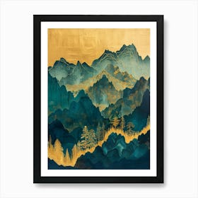 Chinese Mountains 104 Art Print