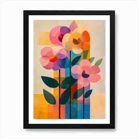 Flowers In A Vase 140 Art Print