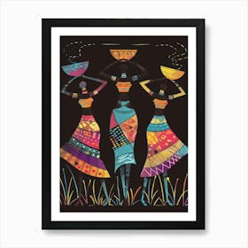 African Women 3 Art Print