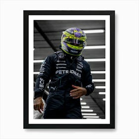 Lewis Hamilton, Mercedes Amg F1 Art Print