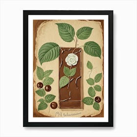 Mint Chocolate Bar Art Print