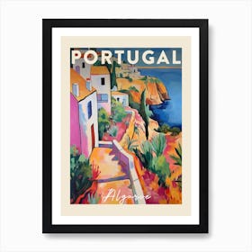 Algarve Portugal 3 Fauvist Painting Poster Art Print