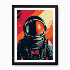 Astronaut In Space 6 Art Print