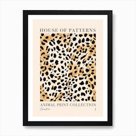 House Of Patterns Cheetah Animal Print Pattern 1 Art Print