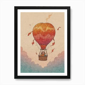 Hot Air Balloon 1 Art Print