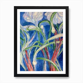 Garlic Scapes 2 Classic vegetable Art Print