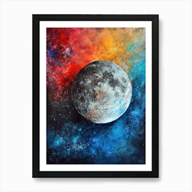 Steps Around The Moon 3 Art Print