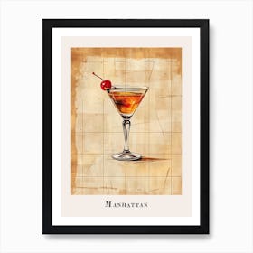 Manhattan Tile Poster 3 Art Print