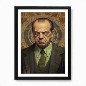 Gangster Art Frank Costello The Departed 3 Art Print