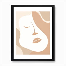 Woman'S Face 22 Art Print