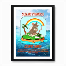 Island Trade Selling Paradise The Comics Art Print