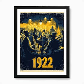 Aihrgdesign A Vintage Art Poster Celebrating The Jazz Age In 4 Poster