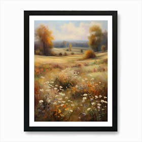 Vintage Oil Painting, Farmhouse Wall Decorations, Vintage Landscape, Vintage Landscape Oil Painting.10 Art Print