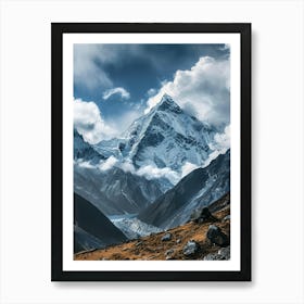 Everest Mountain Range 1 Art Print