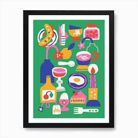 Breakfast Art Print