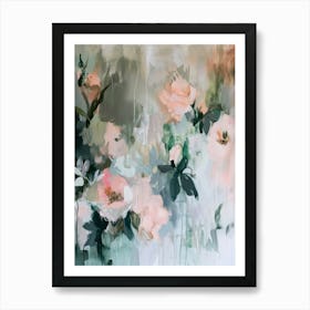 Pink Roses Art Print