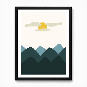 Mountain Landscape Art Print