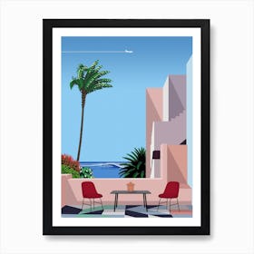 Cancun, Mexico — City Pop art, retrowave/vaporwave poster, 80s, aesthetic poster Art Print