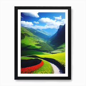 Road In The Mountains Art Print