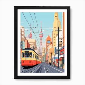 Japan 3 Travel Illustration Art Print