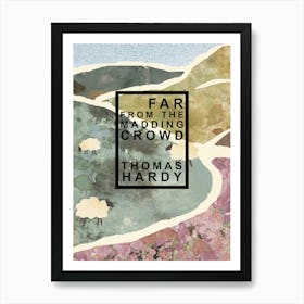 Book Cover - Far From The Madding Crowd by Thomas Hardy Art Print