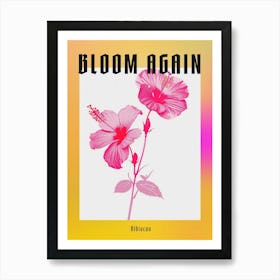 Hot Pink Hibiscus 2 Poster Art Print
