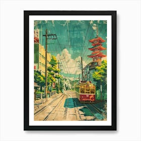 Universal Studios Japan In Osaka Mid Century Modern  3 Art Print