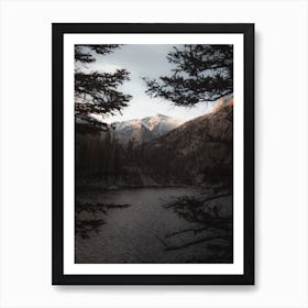 Lake At Dusk Art Print