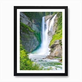 Grawa Waterfall, Austria Majestic, Beautiful & Classic (1) Art Print