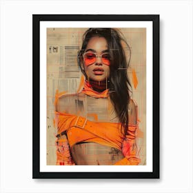 Sexy Girl Art Print