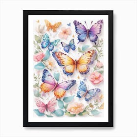 Beautiful Butterfly Art Print