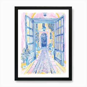 Doors And Gates Collection Fover Castle, Kent 4 Art Print